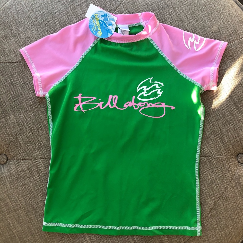 NWT Billabong girls Rashguard